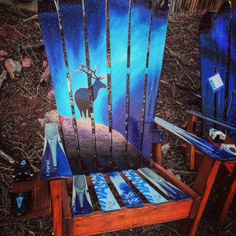 Elk Northern Lights Adirondack Ski Chair