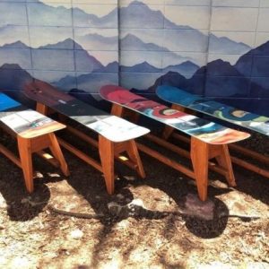Customizable Single Snowboard Coffee Table