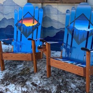 Black diamond hybrid Adirondack ski/snowboard chairs