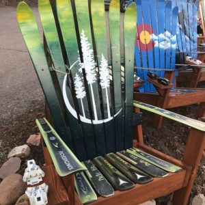 Trees and Wilderness Adirondack Ski Chair