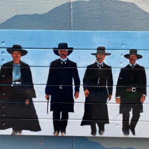 Tombstone Ski Wall Art