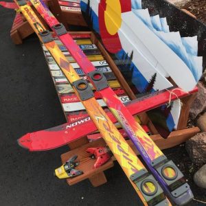 Party Ski (you pick the ski) w/ Universal Drinking Bindings