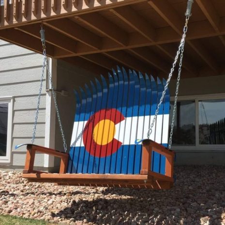 Ski Swing, State Flag, Colorado Flag Swing