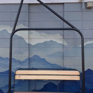 Triangle Top Ski Chairlift Bench Replica