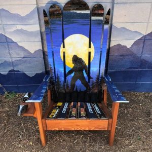 Sasquatch and Moon Mural Hybrid Chair