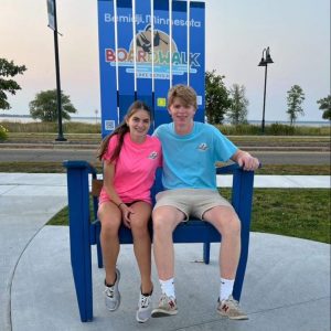 Hand Painted 96" XXL Chair w/UV Vinyl Logo